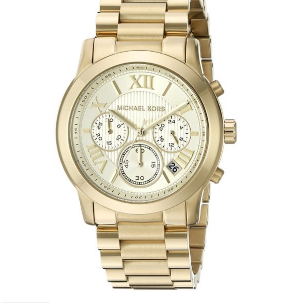 Real Gold Michael Kors Watch (model MK6274)